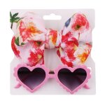 Ensemble de lunettes de soleil + bandeau, accessoires de photographie pour nouveau - ns, 2 pices