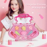Ensemble de maquillage cosmétique pour enfants, jouet de simulation lavable en toute sécurité, rouge ... Ensemble de maquillage cosmétique pour enfants, jouet de simulation lavable en toute sécurité, rouge ...