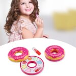 Ensemble de maquillage pour enfants jouets non toxiques pour filles jeu de simulation donuts s�curit� ...