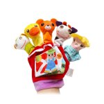 Ensemble de marionnettes a main en forme d'animal de dessin animé pour bébé, livre en tissu, papier, ... Ensemble de marionnettes a main en forme d'animal de dessin animé pour bébé, livre en tissu, papier, ...