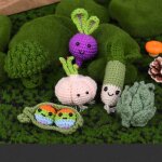 Ensemble de mat�riel de poup�e de dessin anim� bricolage s�rie de l�gumes faits a la main