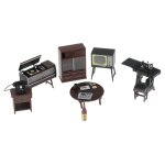 Ensemble de meubles miniatures pour maison de poup�e, d�coration de salon, jouets pour enfants, 1 / 12 ...