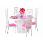 Ensemble de meubles pour poupées - avec table - 38 pièces Ensemble de meubles pour poupées - avec table - 38 pièces