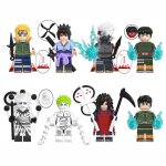 Ensemble de mini figurines naruto cartoon uchiha sasuke uchiha obito hatake kakashi namikaze minato 8 ...