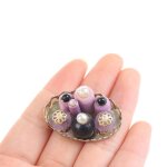 Ensemble de mini maison de poupée, plateau de parfum violet, echelle 1 / 12, meubles miniatures en tissu, ... Ensemble de mini maison de poupée, plateau de parfum violet, echelle 1 / 12, meubles miniatures en tissu, ...