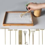 Ensemble de mini rateaux de meditation, mini kit de rateaux de jardin zen pour decoration de table de ...