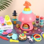 Ensemble de moules en argile pour enfants, 12 couleurs, multiples formes educatives, argile cuite a la ...