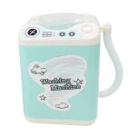 Ensemble de nettoyage pour enfants, machine a laver electrique simul�e, jouet de maison de poup�e, mini ...