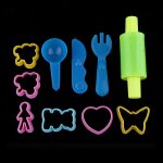 Ensemble d'outils pour enfants, 10 pièces, moule en argile polymère, slime, fournitures d'artisanat d'art, ... Ensemble d'outils pour enfants, 10 pièces, moule en argile polymère, slime, fournitures d'artisanat d'art, ...