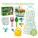 Ensemble d'outils de jardinage pour enfants, jeu de jouets, mini pelle, herse, pot de fleurs, poignée, ... Ensemble d'outils de jardinage pour enfants, jeu de jouets, mini pelle, herse, pot de fleurs, poignée, ...