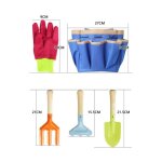 Ensemble d'outils de jardinage pour enfants, pelle, rteau, herse, arrosoir, fourre - tout, jouet pour ...