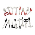 Ensemble d'outils a main en métal, echelle 1:12, 8 pièces, accessoires de maison de poupées de bonne ... Ensemble d'outils a main en métal, echelle 1:12, 8 pièces, accessoires de maison de poupées de bonne ...