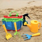 Ensemble d'outils de plantation de jardin pour enfants, jouets de jardinage en plein air avec sac d'arrosage, ...