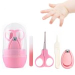 Ensemble d'outils de soins des ongles pour bbs, coupe - ongles pour nouveau - ns, 4 pices, soins ...