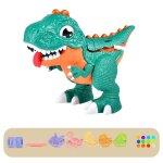 Ensemble de pte a modeler en forme de dinosaure pour enfant, jouet cratif en plastique, ensemble d'outils ...
