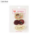 Ensemble de pinces a cheveux pour petites filles, 3 pi�ces, mignon, animaux, ours, lapin, dessin anim�, ...