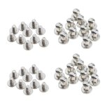 Ensemble de poign�es de porte, accessoires miniatures argent�s pour maison de poup�e, echelle 1 / 12, ...
