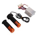 Ensemble de poignées de torsion d'accélérateur en citrine, contrôleur brossé 12v 250w, pour vélos électriques, ... Ensemble de poignées de torsion d'accélérateur en citrine, contrôleur brossé 12v 250w, pour vélos électriques, ...