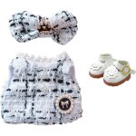 Ensemble de princesse mignonne avec manteau, vtements pour poupes de 15 / 16 cm en vinyle, peluche, ...