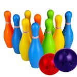 Ensemble de quilles de bowling en abs pour enfants, jouet educatif pour tout - petits, couleur vibrante, ...