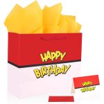 Ensemble de sacs cadeaux pour fte d'anniversaire thme dessin anim rouge et blanc sac cadeau papier ...