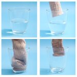 Ensemble de serviettes en mousseline pour bb, 5 pices, lingettes pour le visage et les mains, mouchoir ...