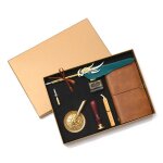 Ensemble de stylos a plume rtro vintage, bouteille d'encre vide pour carnet de notes, calligraphie, ...