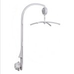 Ensemble de support de jouets pour b�b�, hochets blancs, cloche de lit mobile, support de bras, bo�te ...