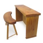 Ensemble de table et chaise en bois pour maison de poup�e, mod�le de meuble, accessoire miniature, jouets ...