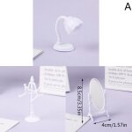 Ensemble de table et chaise avec miroir classique, 1 ensemble, coiffeuse, maison, vtements de princesse, ...