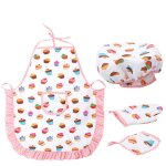 Ensemble tablier et chapeau de chef pour enfants, costume de chef pour garons et filles, jouets de jardinage ...