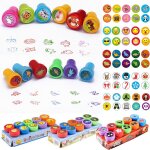 Ensemble de timbres - poste pour enfants, lot de 10 pices, tampons de jouets, dessins anims, animaux, ...