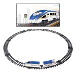 Ensemble de train de ville electrique, blocs de construction educatifs, jouets pour enfants
