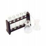 Ensemble de tubes a essai en verre transparent pour maison de poupée 1 / 12, modèle de salle de jeux, ... Ensemble de tubes a essai en verre transparent pour maison de poupée 1 / 12, modèle de salle de jeux, ...