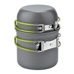 Ensemble d'ustensiles de cuisine de camping, poêle de camping, kit de cuisine en plein air, casseroles, ... Ensemble d'ustensiles de cuisine de camping, poêle de camping, kit de cuisine en plein air, casseroles, ...