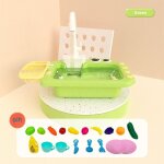 Ensemble de vaisselle electrique pour enfants jouet de cuisine avec machine a laver le dessin - table ...