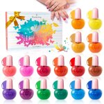 Ensemble de vernis a ongles pour fille, cadeau fille, 16 * 5ml vernis a ongles enfant, non toxique et ... Ensemble de vernis a ongles pour fille, cadeau fille, 16 * 5ml vernis a ongles enfant, non toxique et ...