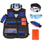 Ensemble veste gilet tactique ensemble elite, gilet nerfe, gilet tactique, ensemble d'accessoires nerf ...