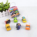 Ensemble de voitures miniatures pour enfants, 6 pièces, véhicule mobile, camion de pompiers, taxi, mini ... Ensemble de voitures miniatures pour enfants, 6 pièces, véhicule mobile, camion de pompiers, taxi, mini ...