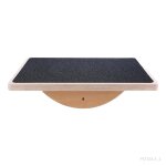 Entraîneur de planche d'équilibre de yoga en bois swing workout training equipment wobble balancer exercice ... Entraîneur de planche d'équilibre de yoga en bois swing workout training equipment wobble balancer exercice ...