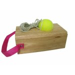 Entraîneur de tennis avec bloc de bois Entraîneur de tennis avec bloc de bois