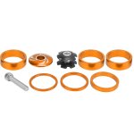Entretoise de casque de vlo en alliage d'aluminium, 6 pices, entretoises de tige de guidon de vlo ...