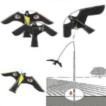 Epouvantail de jardin : faucon volant, cerf - volant, rpulsif pour oiseaux