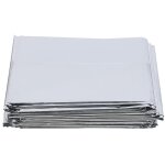 Equipement de camping en plein air 140x210cm, couverture etanche au froid d'urgence, tente de survie, ...