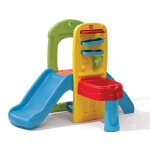 Equipement de jeu avec toboggan et balles jeux escalade en plastique pour enfants toboggan enfant avec ...