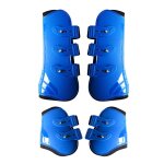 Equipement de protection des pattes de cheval, 4 pices, bottes tendons d'entranement avant et arrire, ...