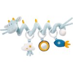 Ersan - 065145 spirale d'activits dragon en tissu pour saisir et palper - adaptable au lit, a la poussette ...