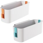 Ersan - 2pcs organisateur de lit, rangement table a langer, panier suspendu, panier de rangement a suspendre, ...