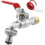 Ersan - 3 / 4'' pouce (20 / 27) robinet d'eau en laiton de qualit suprieure, rsistant a la rouille ...