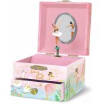 Ersan - bote a bijoux musicale ballerine pour filles - bote a musique danseuse etoile avec miroir, ...